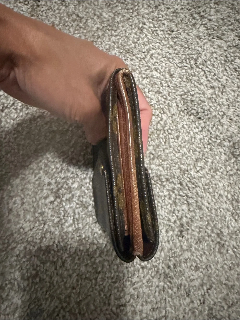 “Pre-loved” Authentic Louis Vuitton Monogram Canvas compact Wallet